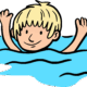 Schwimmendes Kind